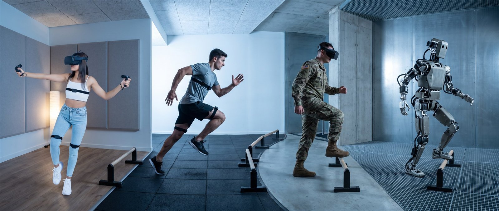 VR oyunundan sportif antrenmana, savunma simülasyonuna ve robotik harekete uzanan kesintisiz gelişim